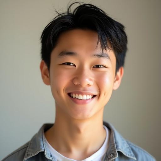 Portrait of Liam Tan, a young man with a warm smile.